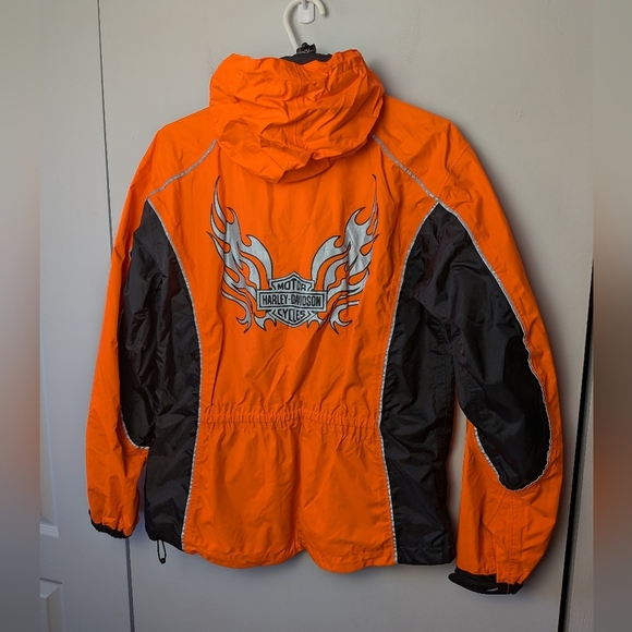 HARLEY DAVIDSON Windbreaker And Raincoat Unisex Size Small (Men I Guess) Biker - Picture 7 of 11
